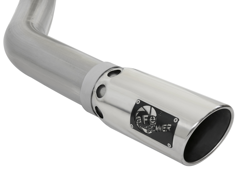 aFe LARGE BORE HD 4in 409-SS DPF-Back Exhaust w/Polished Tip 07.5-12 Dodge Diesel Trucks L6-6.7L(td) thumbnail 5