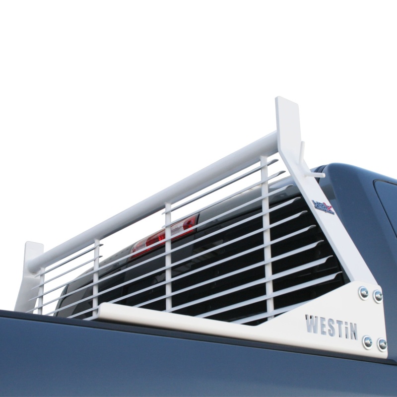 Westin 2002-2018 Dodge/Ram 1500 HD Headache Rack - White thumbnail 6