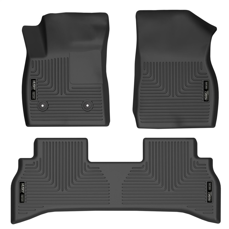 Husky Liners 21-22 Chevrolet Trailblazer (RWD) WeatherBeater Front & 2nd Seat Floor Liners - Black thumbnail 2
