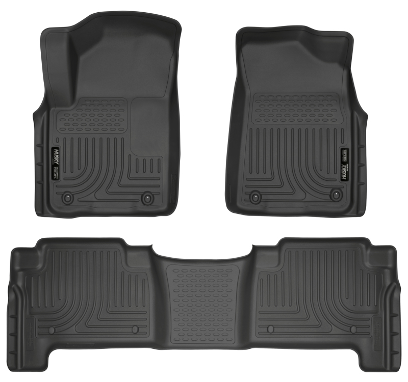Husky Liners 2011 Infiniti QX56 WeatherBeater Combo Black Floor Liners thumbnail 6