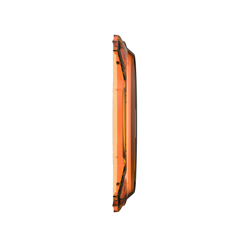 KC HiLiTES 6in. Hard Shield/Cover for Gravity Pro6 LED Lights (Single) - Amber thumbnail 4