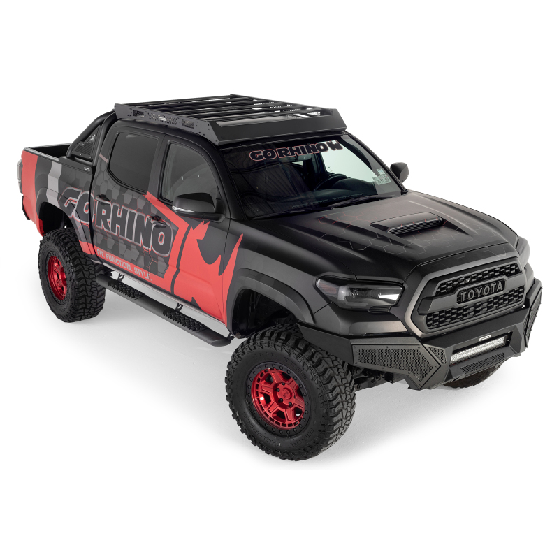 Go Rhino 16-23 Toyota Tacoma DC Ceros Low Profile Roof Rack - Tex. Blk thumbnail 9