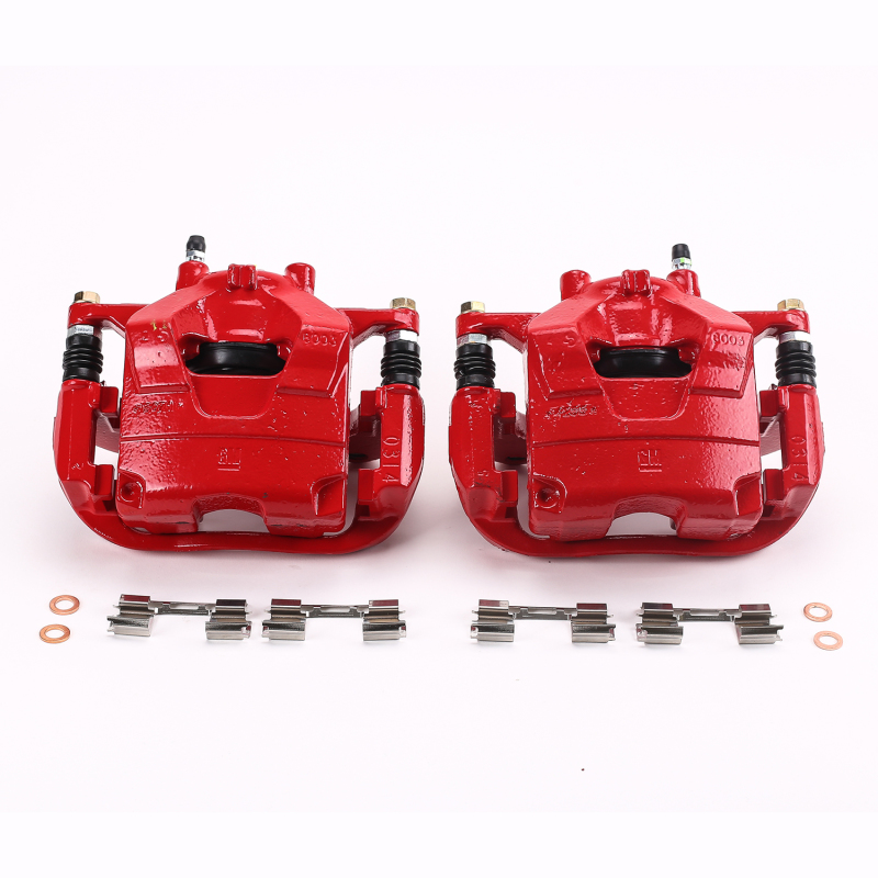 Power Stop 13-17 Buick Encore Front Red Calipers w/Brackets - Pair thumbnail 2