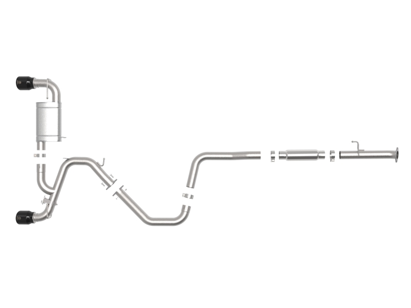 aFe Hyundai Veloster N 21-22 L4-2.0L (t) Takeda Cat-Back Exhaust System- Black Tips thumbnail 9