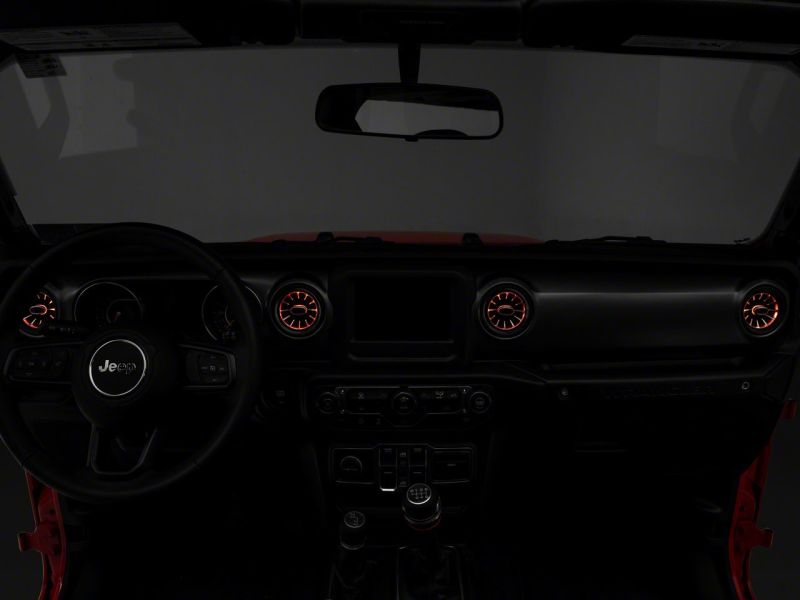 Raxiom 18-23 Jeep Wrangler JL LED Ambient Vent Lighting Kit thumbnail 6