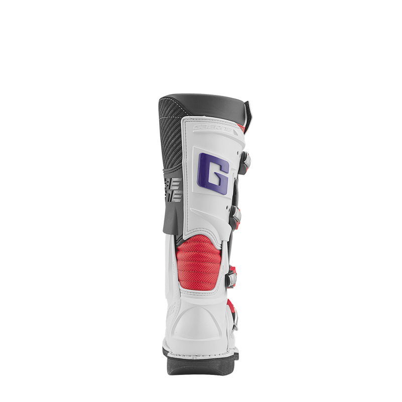 Gaerne GXJ Boot White/Red/Purple Size Youth - 5.5
