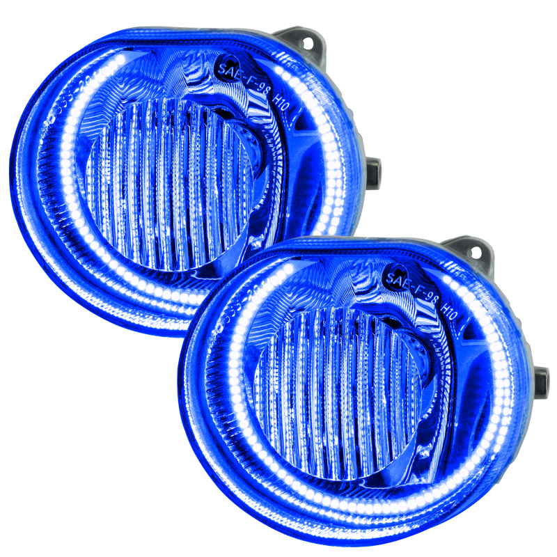 Oracle 02-04 Jeep Liberty LED Fog Light Halo Kit - Blue thumbnail 3