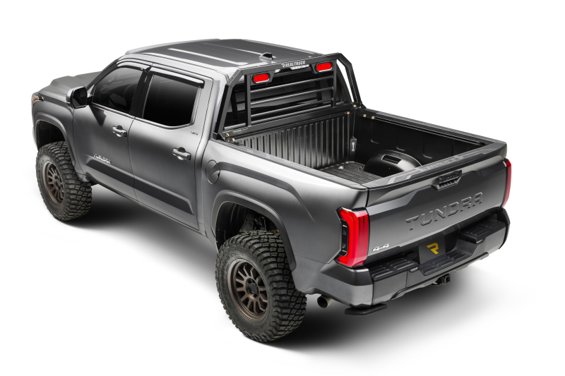 BackRack 08-24 Chevrolet Silverado / 04-24 Ford F-150 SRL Rack Lighted Shortened Frame ONLY Req. HW