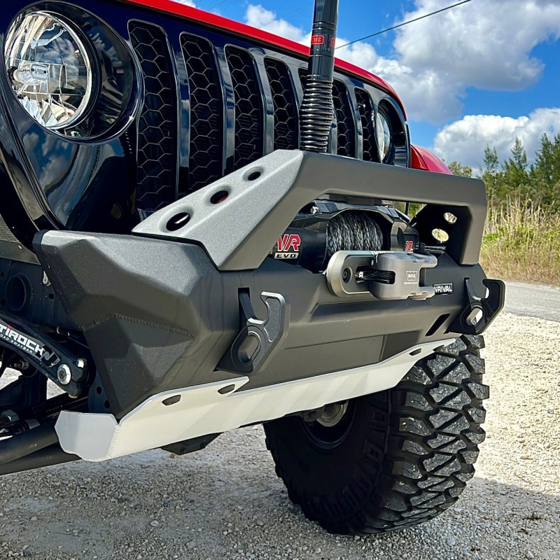 Rival 2007-2026 Jeep Wrangler 2020-2026 Jeep Gladiator Front Aluminum Bumper