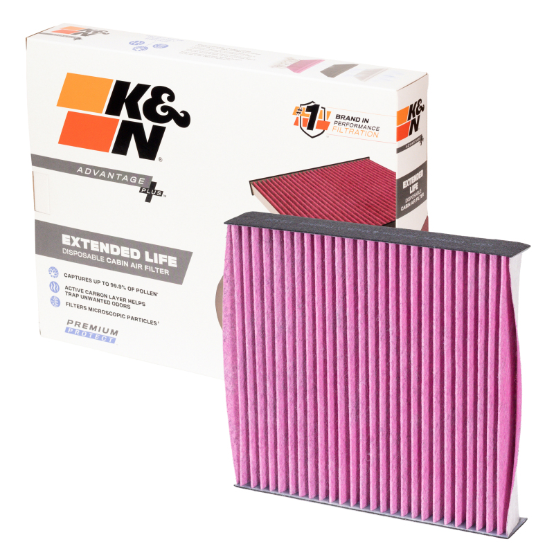 K&N Disposable Cabin Air Filter Advantage Plus 18-25 Nissan Kicks thumbnail 2