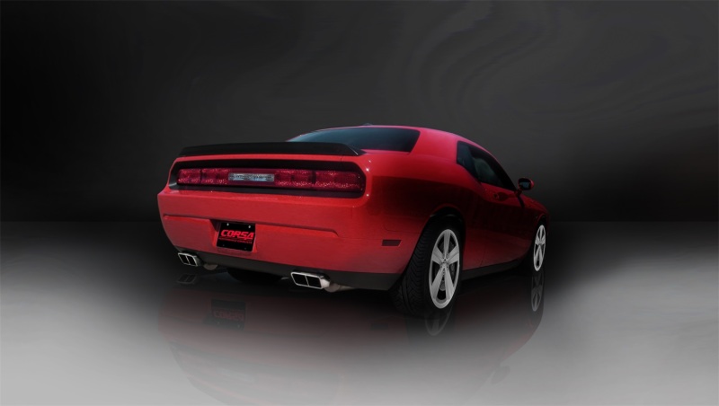 Corsa 2009-2010 Dodge Challenger R/T 5.7L V8 Manual Polished Xtreme Cat-Back Exhaust thumbnail 9