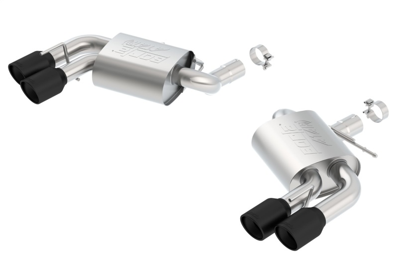 Borla 16-18 Chevy Camaro V8 SS AT/MT ATAK Rear Section Exhaust w/o Dual Mode Valves Ceramic Black thumbnail 2