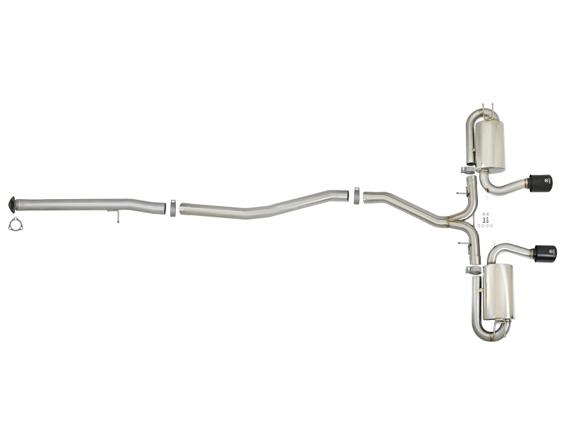 aFe Takeda 3in 304 SS Cat-Back Exhaust w/ Dual Center Black Tips 17+ Honda Civic Si (2dr) I4 1.5L thumbnail 8