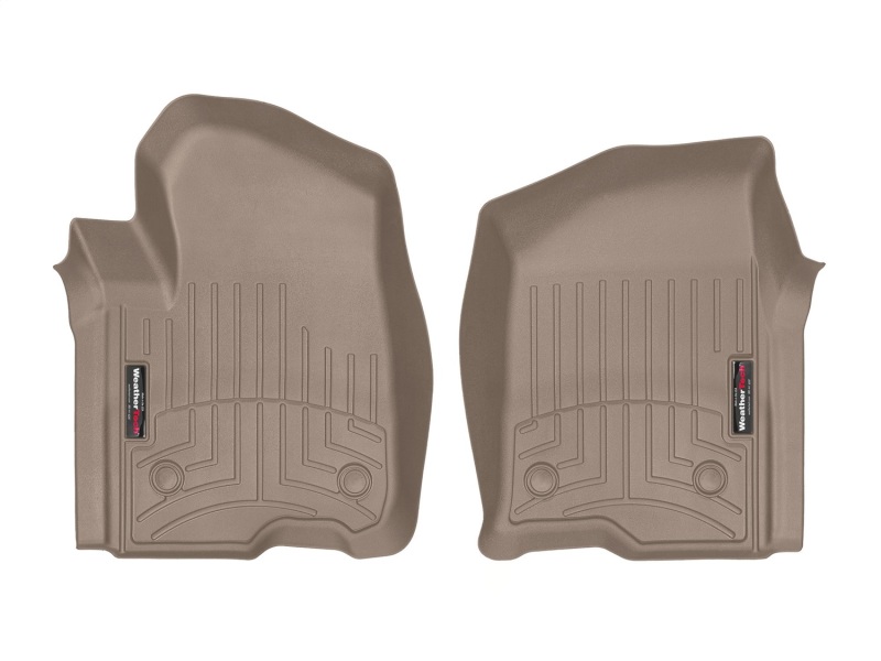 WeatherTech 2019+ Chevrolet Silverado 1500 Crew Cab Front FloorLiner - Tan