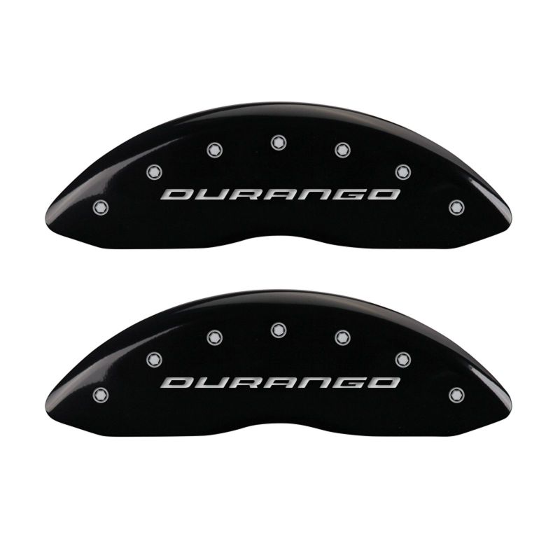 MGP 4 Caliper Covers Engraved Front & Rear With out stripes/Durango Black finish silver ch thumbnail 7