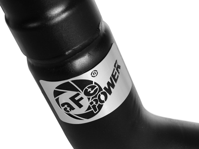 BladeRunner 3 IN Aluminum Hot and Cold Charge Pipe Kit Black