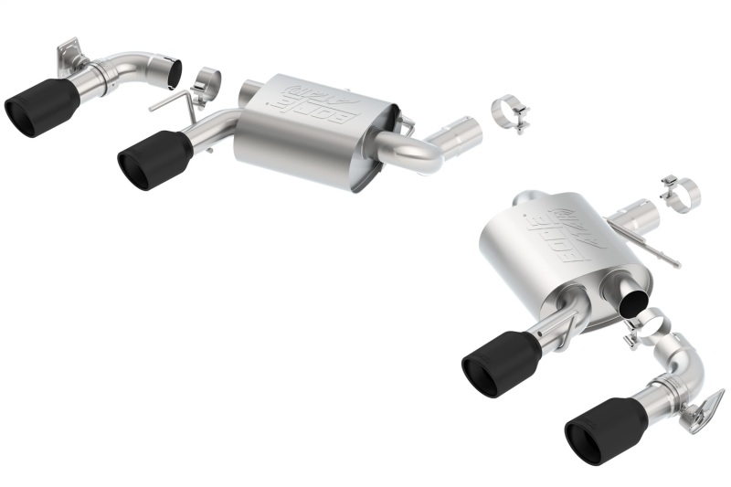 Borla 2016 Chevy Camaro V8 SS AT/MT ATAK Rear Section Exhaust w/ Dual Mode Valves Ceramic Black thumbnail 2