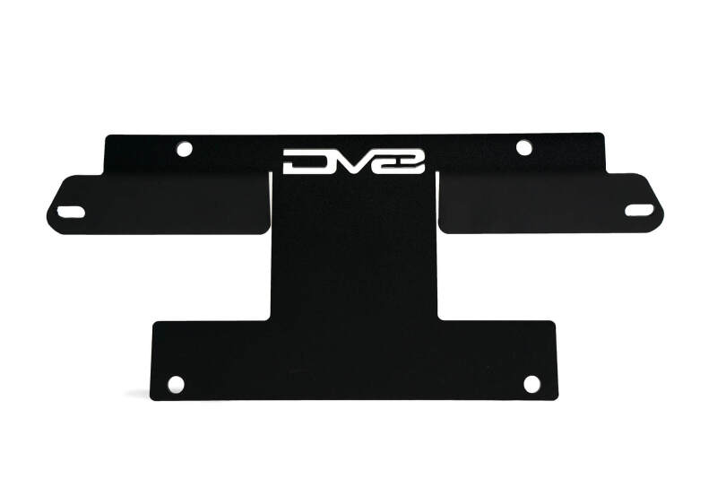 DV8 Offroad 21-22 Ford Bronco Factory Front Bumper License Relocation Bracket - Front thumbnail 2