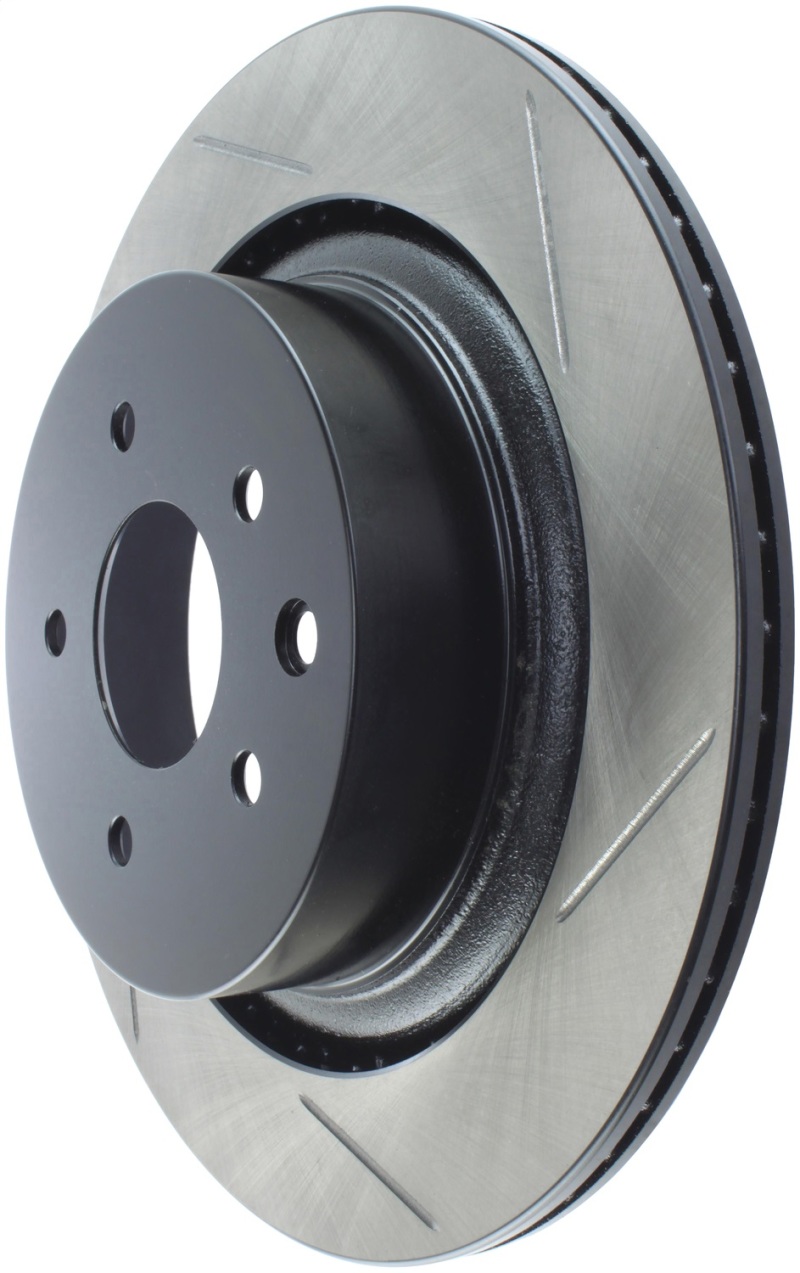StopTech Power Slot 07-08 Infiniti G35 2WD Sport Sedan / 08-09 G37 SportStop Slotted Rear Left Roto thumbnail 5