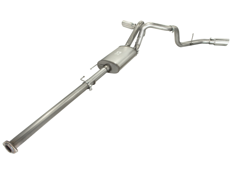 aFe MACH Force XP Exhausts 3inSS Dual Side Exit Cat-Back 11-14 Ford F150 Ecoboost V6-3.5L (TT) thumbnail 9