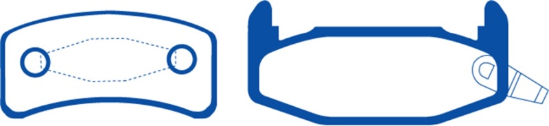 EBC 88-90 Buick Regal 2.8 Greenstuff Rear Brake Pads thumbnail 5