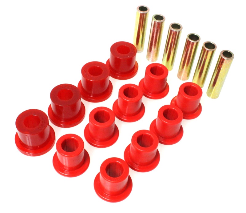 Energy Suspension Jeep Spring Bushing Set - Red thumbnail 5