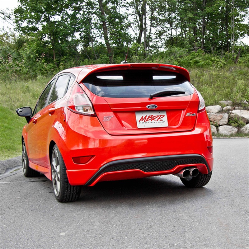 MBRP 14-19 Ford Fiesta ST 1.6L EcoBoost 3in Dual Outlet T409 Cat Back thumbnail 6