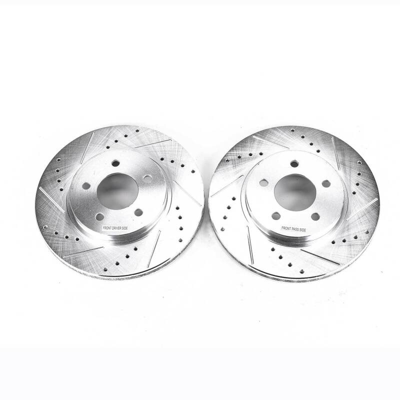 Power Stop 05-12 Ford Escape Front Evolution Drilled & Slotted Rotors - Pair thumbnail 2