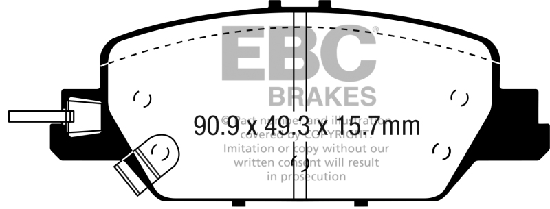 EBC S2 Brake Pad and Rotor Kit (1x ebcUSR7775, 1x ebcDP63085) thumbnail 9