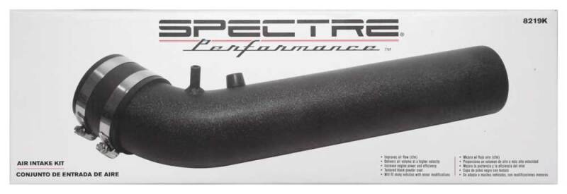 Spectre Universal Intake Tube Kit 3in. - Aluminum - Black thumbnail 7