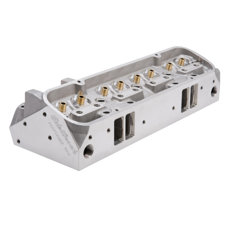 Edelbrock Single Perf Pontiac 72cc Head Bare thumbnail 5