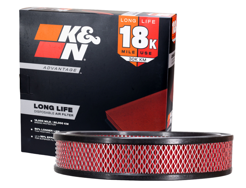 K&N Advantage Air Filter 18K Miles Gm Cars And Trucks V6 V8 1969-1992 thumbnail 2