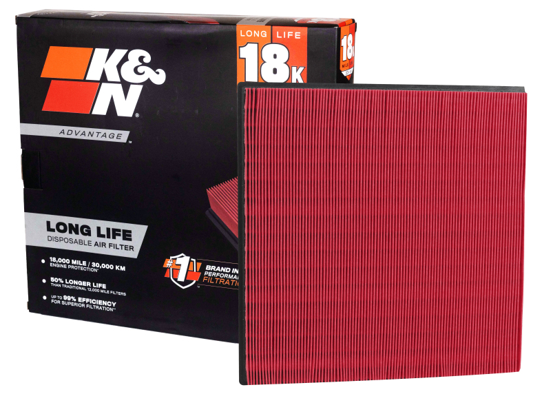 K&N Opel Astra L4-1.6L F/I 09-17 Air Filter thumbnail 2