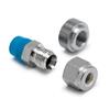 Autometer Thermocouple Compress Fitting 1/4in / 1/8in NPTF Male w/Weld Boss thumbnail 7