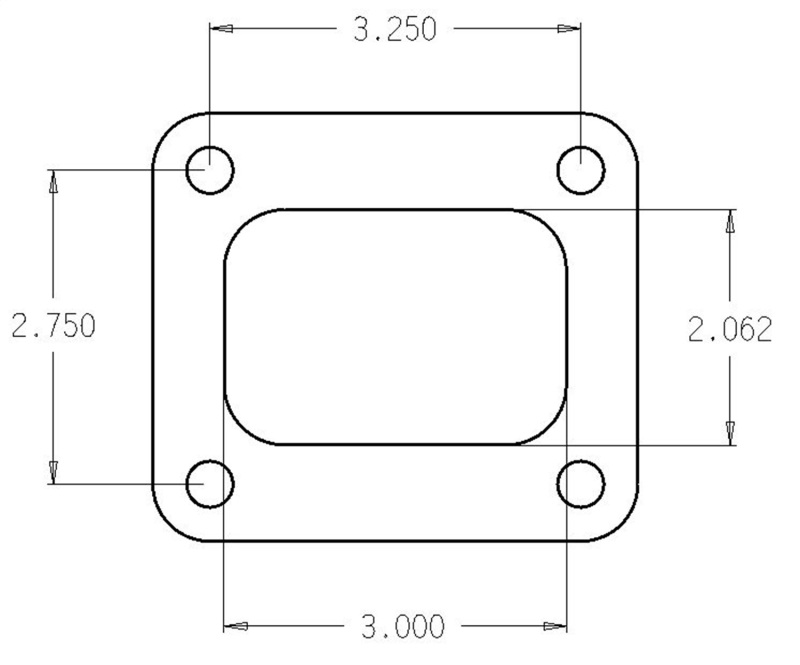 Cometic Turbo FLG T4 Garrett Exh Inlet .010in Exhaust Gasket thumbnail 5