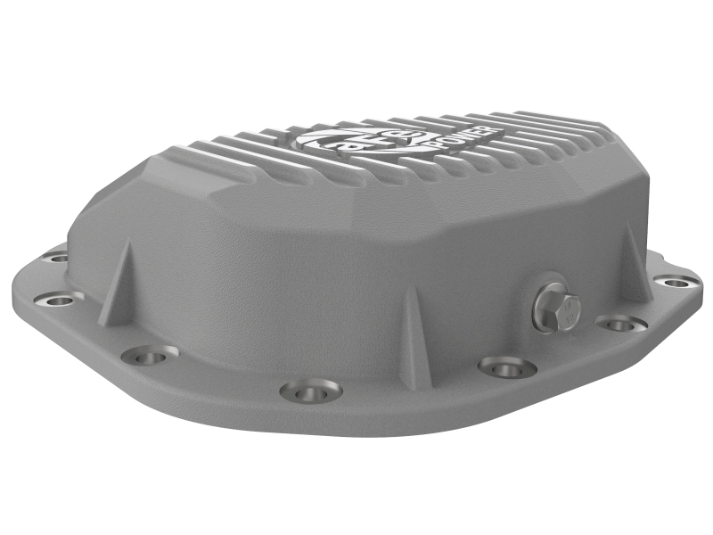 aFe Street Series Differential Covers 46-71180A Cover, Series, Natural, Rear Cover Raw with Machined Fins, Ford Super 8.8 in. Axle, Each thumbnail 7