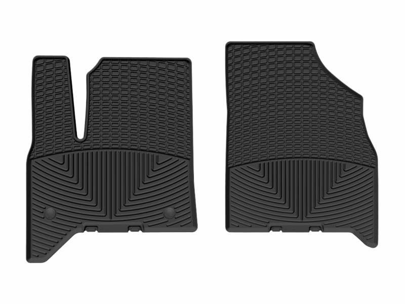 WT Rubber Mats - Front - Blk