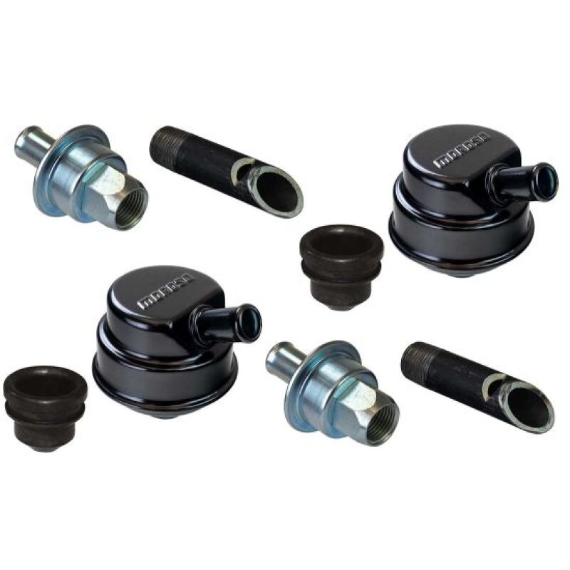 Moroso Crankcase Evacuation System - Black Powder Coat