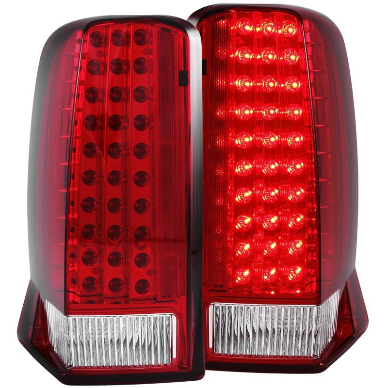 ANZO 2002-2006 Cadillac Escalade LED Taillights Red/Clear thumbnail 3
