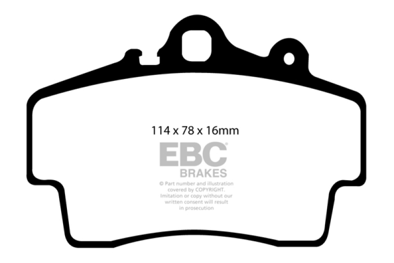 EBC Brakes Greenstuff 2000 Series Sport Pads thumbnail 2