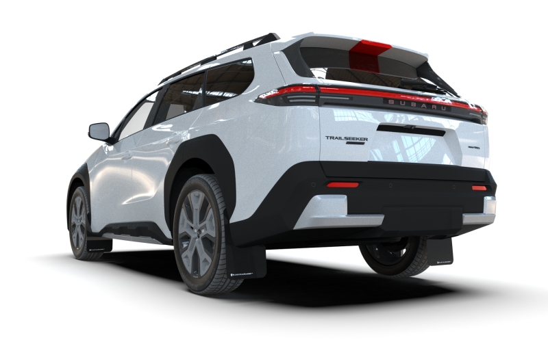 Rally Armor 2026+ Subaru Trailseeker Black UR Mud Flap w/White Logo thumbnail 3