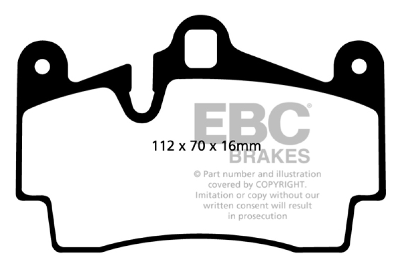 EBC S15 Brake Pad and Rotor Kit (1x ebcED91474, 1x ebcUSR1327) thumbnail 7