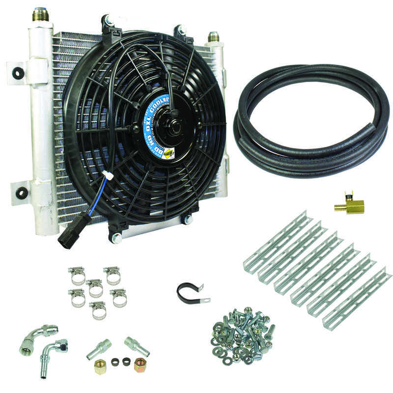 BD Diesel Xtruded Trans Oil Cooler - 5/16 inch Cooler Lines thumbnail 5