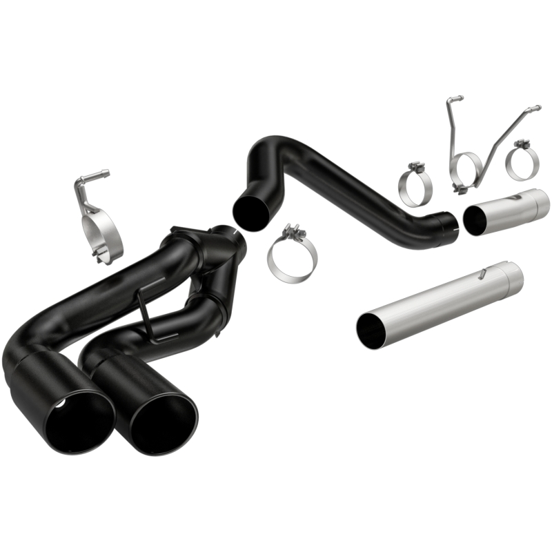 MagnaFlow 07-17 Dodge Ram 2500/3500 6.7L DPF-Back Black 4in Dual Single Passenger Side Rear Exit thumbnail 3