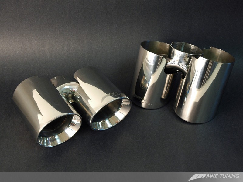 AWE Tuning Porsche Panamera S/4S Touring Edition Exhaust System - Polished Silver Tips thumbnail 3