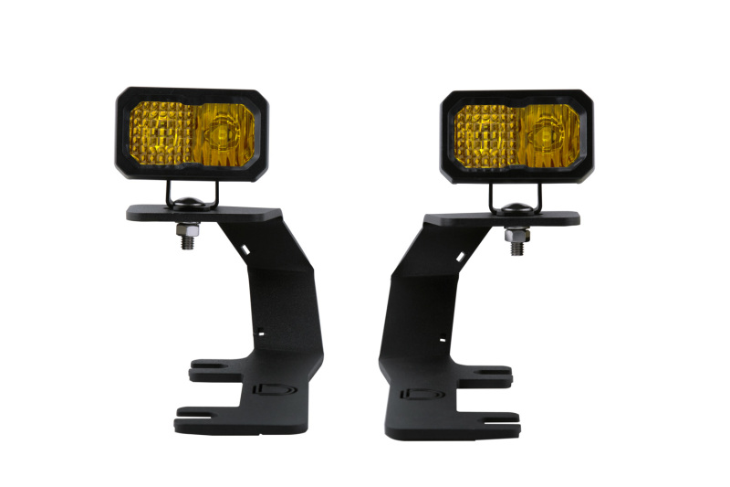Diode Dynamics 14-19 Silverado/Sierra SSC2 LED Ditch Light Kit - Sport Yellow Combo thumbnail 2