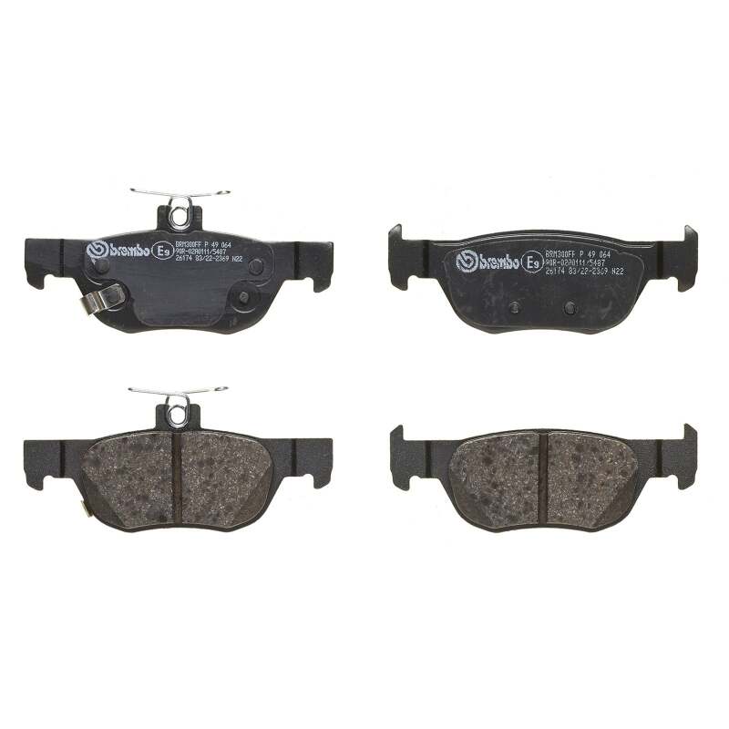 Brembo OE 19-23 Mazda 3/20-23 CX-30 PRIME Low-Met Brake Pad - Rear thumbnail 3