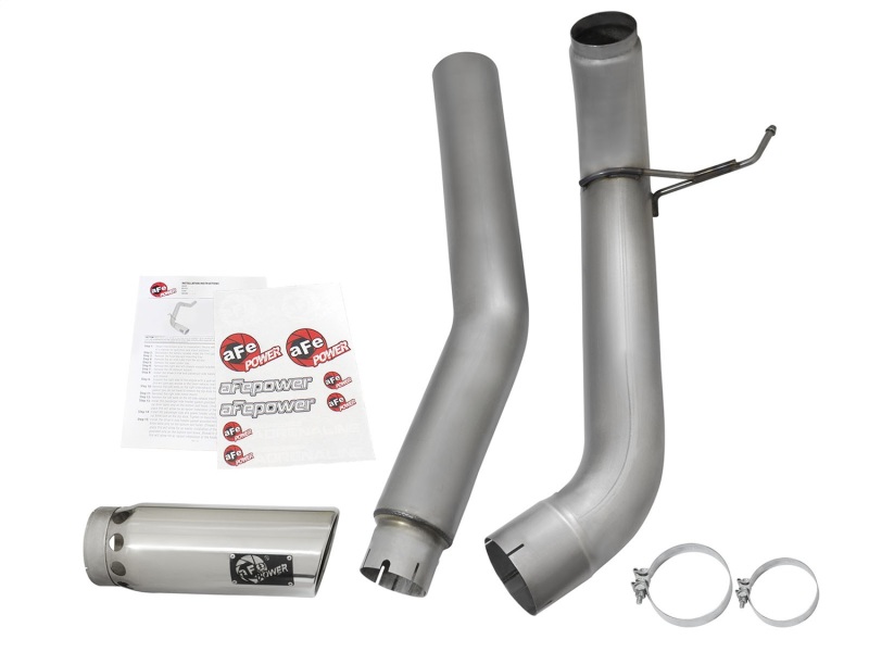 aFe LARGE Bore HD Exhausts 5in DPF-Back SS-409 2016 Nissan Titan XD V8-5.0L CC/SB (td) thumbnail 4