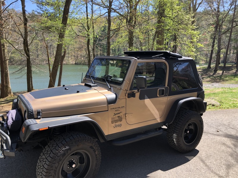 Rampage 18-21 Jeep Wrangler (JL) Unlimited Frameless TrailView Fastback Soft Top Kit - Black Diamond thumbnail 3
