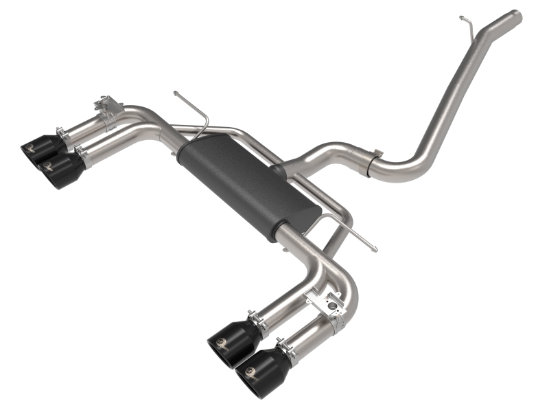 aFe MACH Force XP 3in-2.5in 304SS Exhaust Cat-Back 15-20 Audi S3 L4-2.0L (t) - Black Tips thumbnail 2